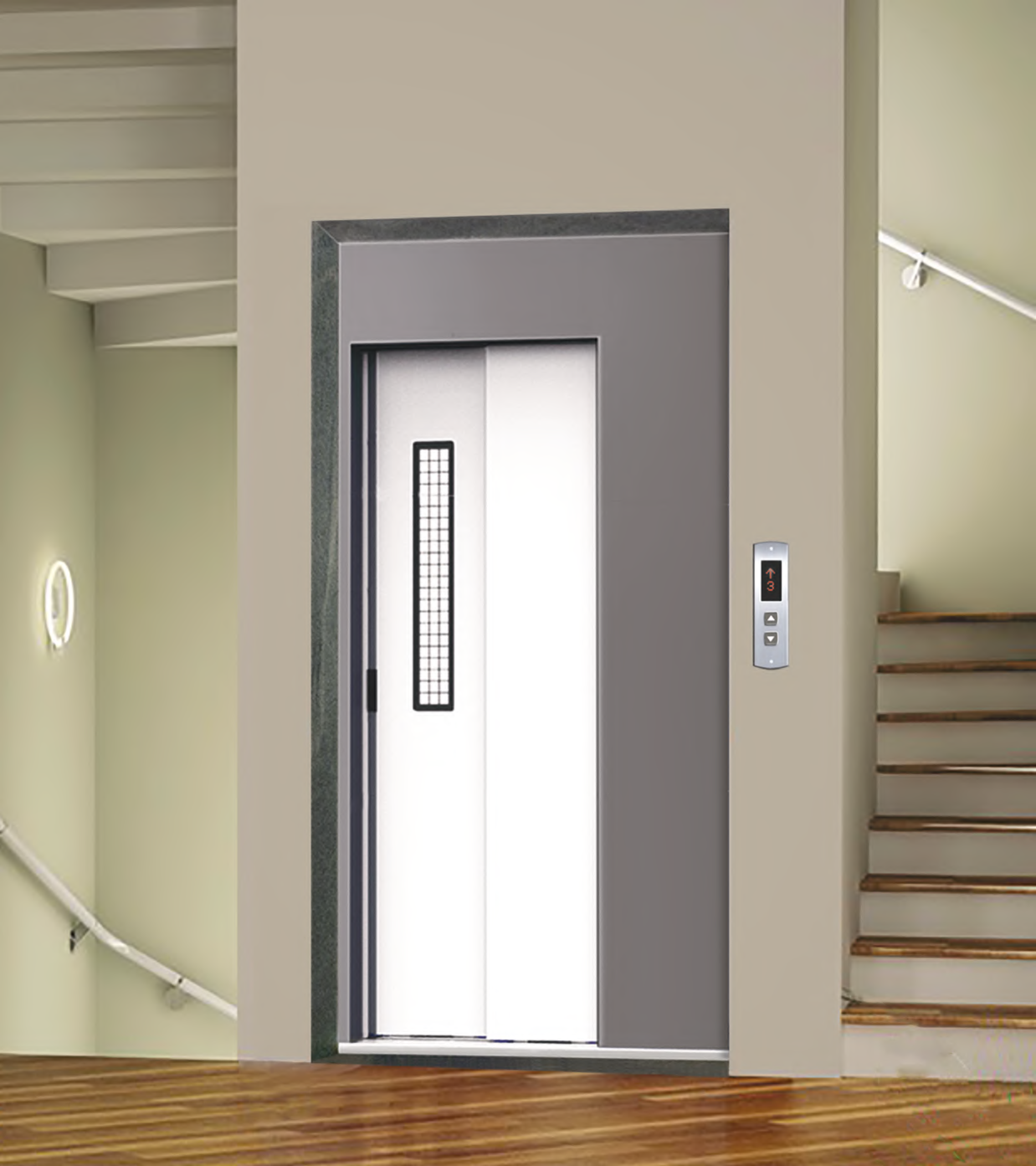 Manual door lift